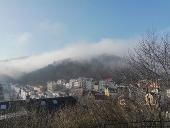 View of cityscape against sky