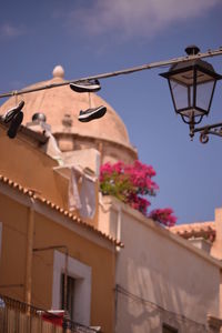 Low angle view of building against sky