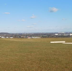 Scenic view of landscape against sky