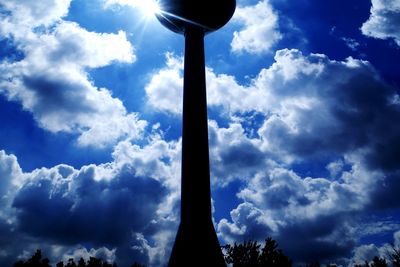 Low angle view of cloudy sky