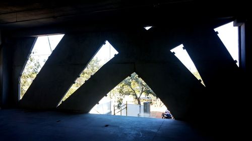 Low angle view of built structure against sky