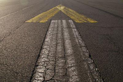 Full frame shot of road