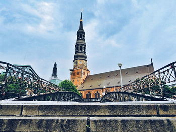 Cathedral against sky in city
