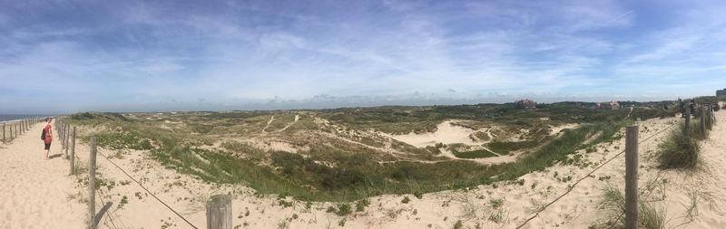 Panoramic view of landscape against sky