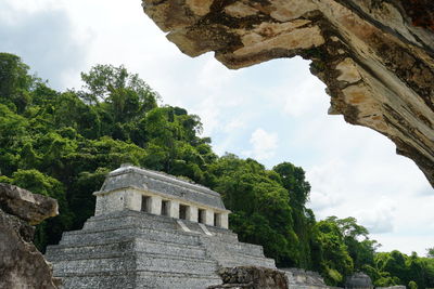 Low angle view of a temple