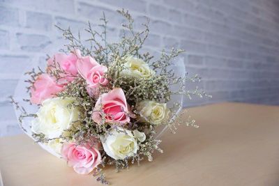 Close-up of flowers in vase