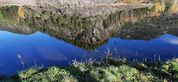 Scenic view of lake