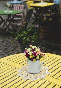 Close-up of potted plant on table