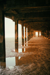 View of pier a beach