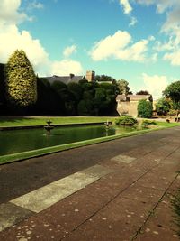 Park against sky