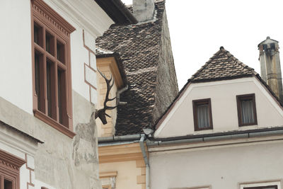 Low angle view of residential building