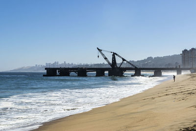 Old port at vina del mar acapulco beach