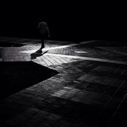 People walking on road