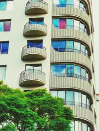 Low angle view of building against sky