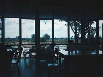 Interior of restaurant