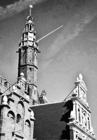 Low angle view of church against sky