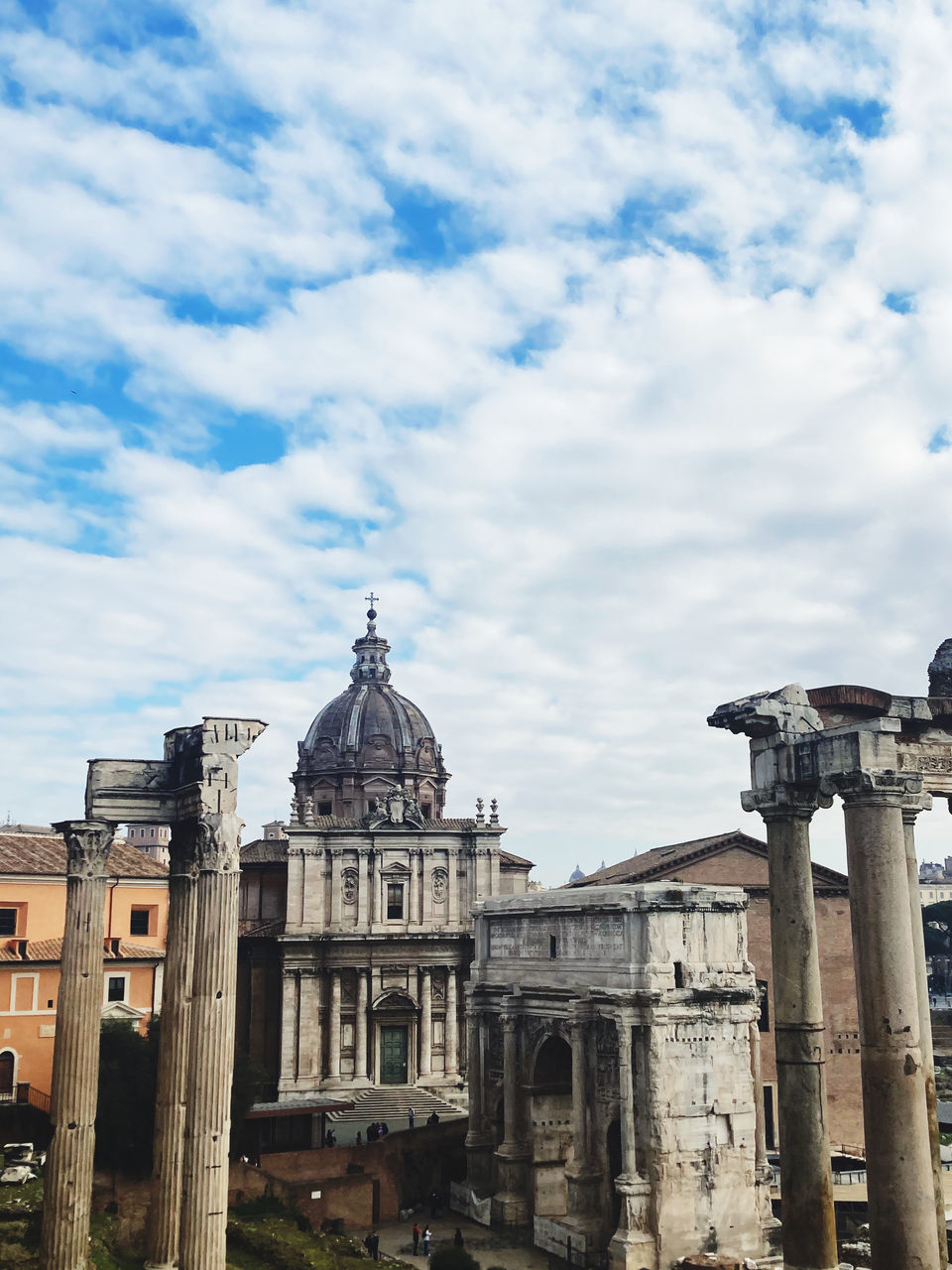 Fori Imperiali Anticaroma Lazio Roma Architecture Built Structure Building Exterior Sky Cloud History Travel Destinations Travel Tourism Architectural Column City Religion Building Ancient History Day Place Of Worship Ancient