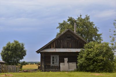 House on field