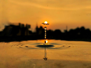 Close-up of water drop