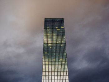 Low angle view of skyscraper