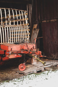 Old rusty machine