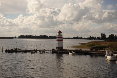 Lighthouse against sky