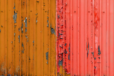 Full frame shot of weathered wall