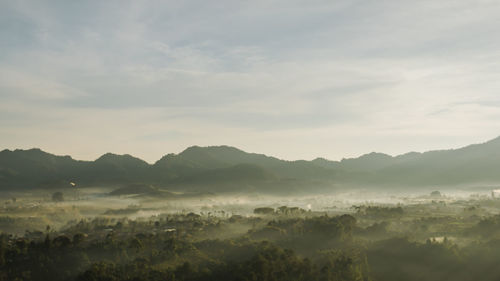 Scenic view of landscape against sky