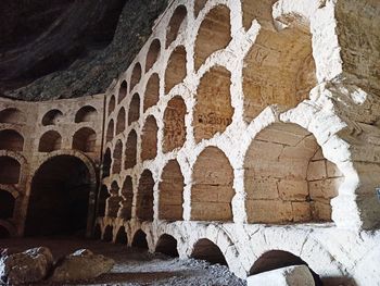 Stone wall of old building