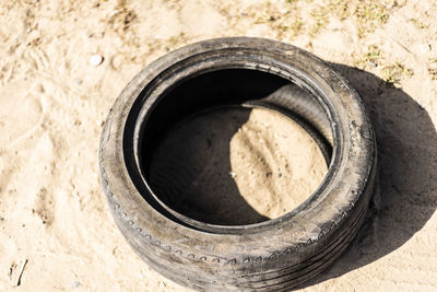 Close-up of tires