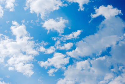 Low angle view of clouds in sky