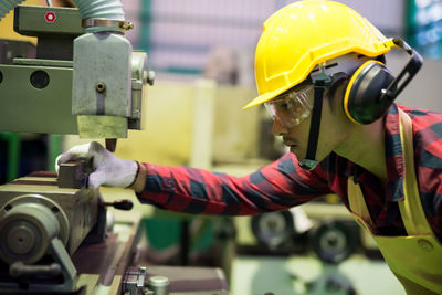 Man working in factory