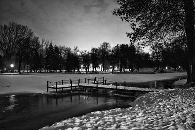 Scenic view of trees against sky