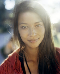 Portrait of young woman