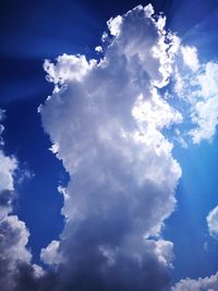 Low angle view of clouds in sky