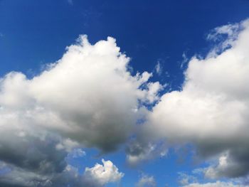 Low angle view of clouds in sky