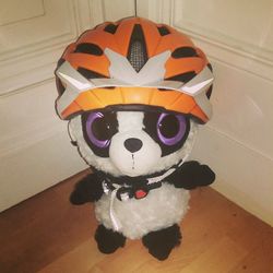 High angle view of stuffed toy on floor