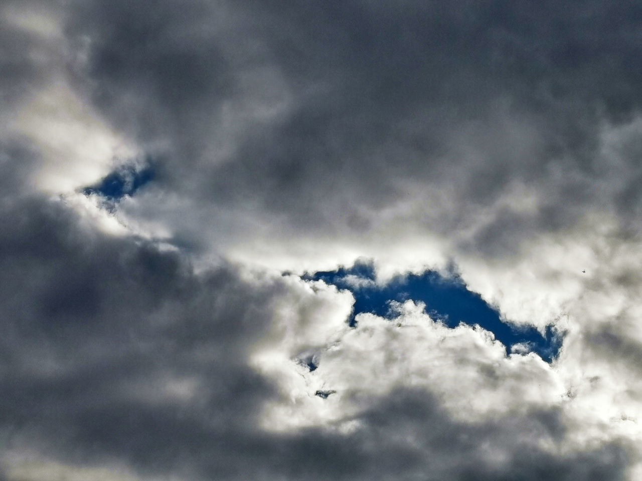 LOW ANGLE VIEW OF AIRPLANE FLYING IN SKY