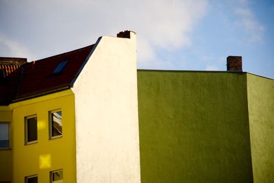 Low angle view of building against sky