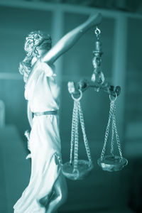 Close-up of lady justice