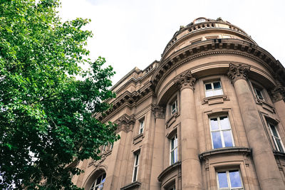 Low angle view of historical building against sky