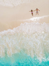 Man surfing in sea