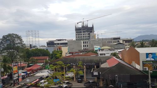 High angle view of a city