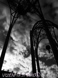 Low angle view of cloudy sky
