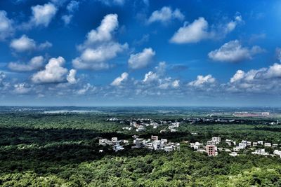 Aerial view of cityscape