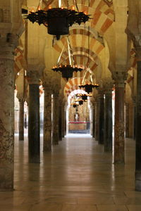 Long empty corridor