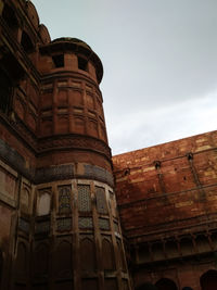 Low angle view of historical building against sky