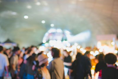 Crowd at music concert