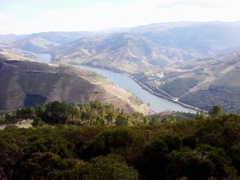 Scenic view of mountains