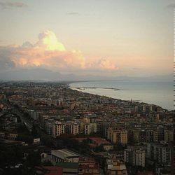 Cityscape at sunset